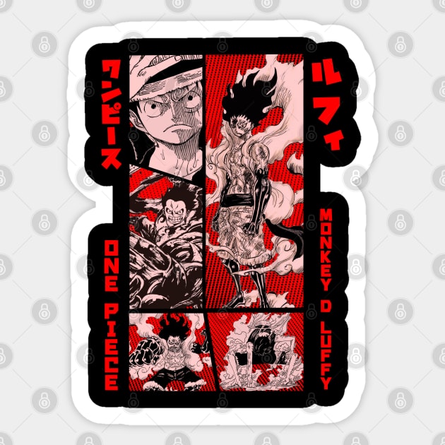 monkey d luffy Sticker by Retrostyle